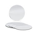 9 Inch, Pack of 3 Small Mirrors for Crafts, Round Mirror for Tables at Wedding, Mirror Tiles for Crafts and DIY Projects