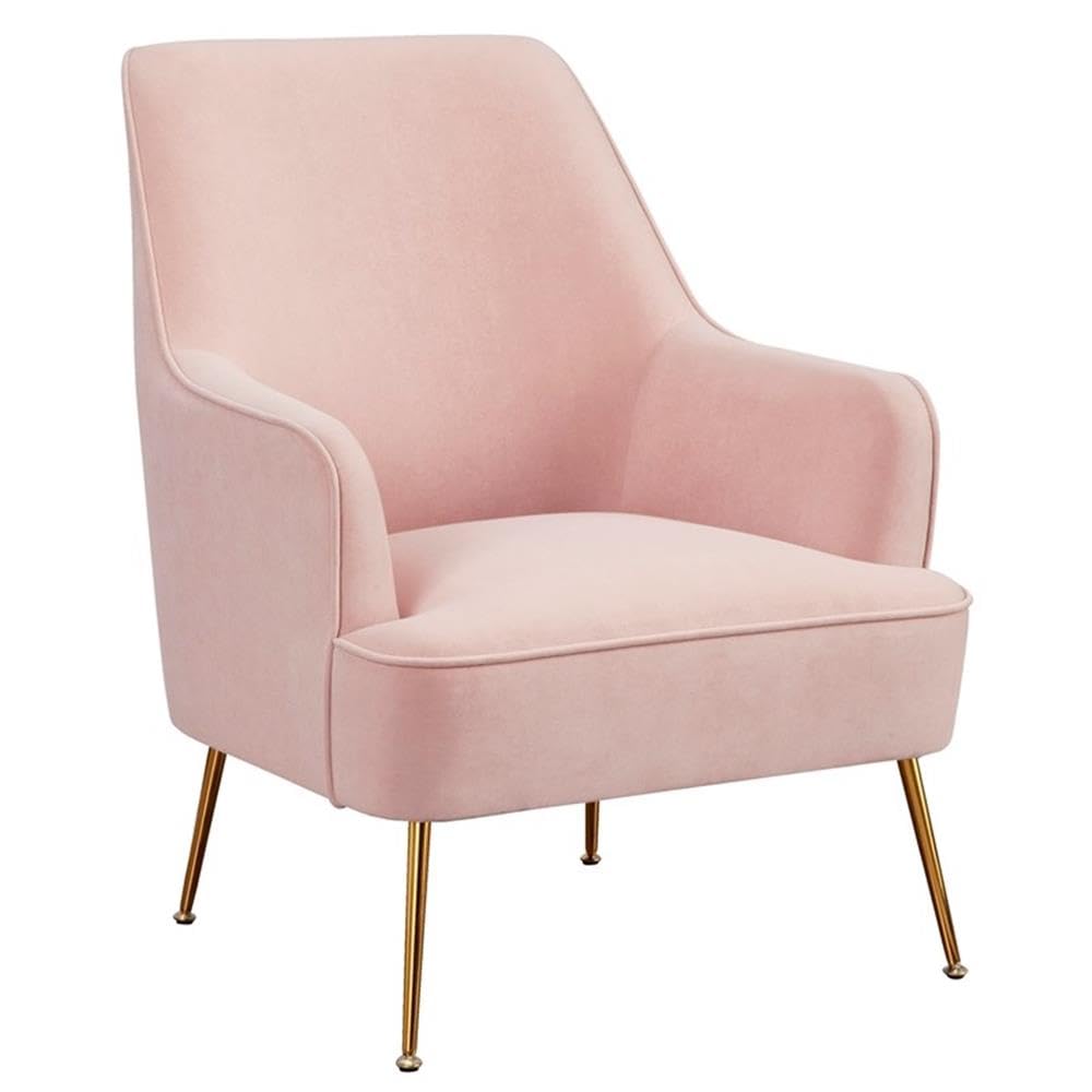 Alpine Furniture Rebecca Accent Chair, 28 X 28 X 35, Pink