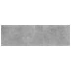 vidaXL Bookshelf Boards - Versatile and Durable Engineered Wood Boards - Concrete Gray - Perfect for Home or Office Storage Solutions