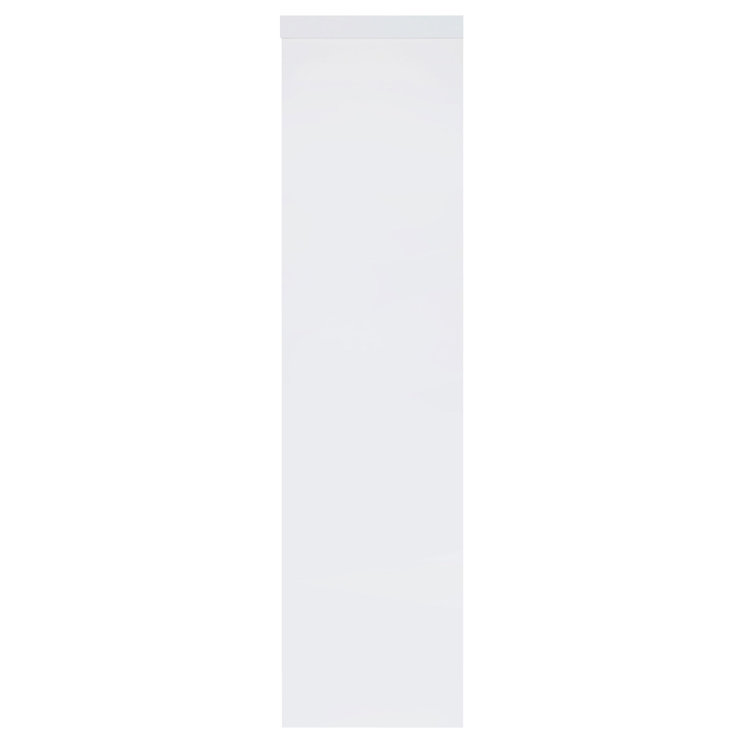 Coaster Home Furnishings Jude 3-Shelf Media Tower with Storage Cabinet White High Gloss