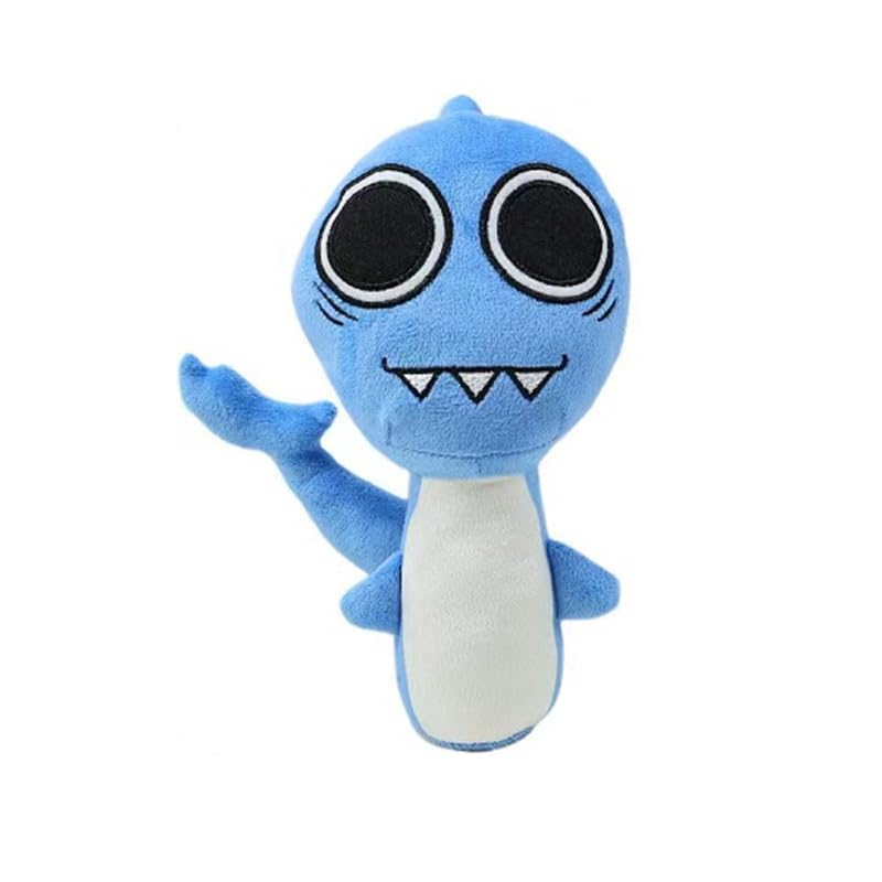 Sprunki Plush,10In Sprunki Game Plush, Realistic Cute Soft Stuffed Animal Doll Pillos Game Fans Boy Girl Kids(B-Raddy)