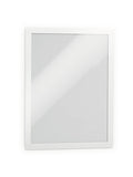 Durable DURAFRAME Self-Adhesive Magnetic Document Sign Holder - Letter-Size 8.5 x 11 Inches - White - Pack of 2