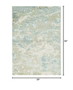 HomeRoots Decor 3'3-inch x 4'11-inch Polyester Sand Grey Area Rug