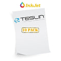 Teslin Synthetic Paper - For Inkjet Printers - Waterproof - Full Sheet 10 Mil | Pack Of 10