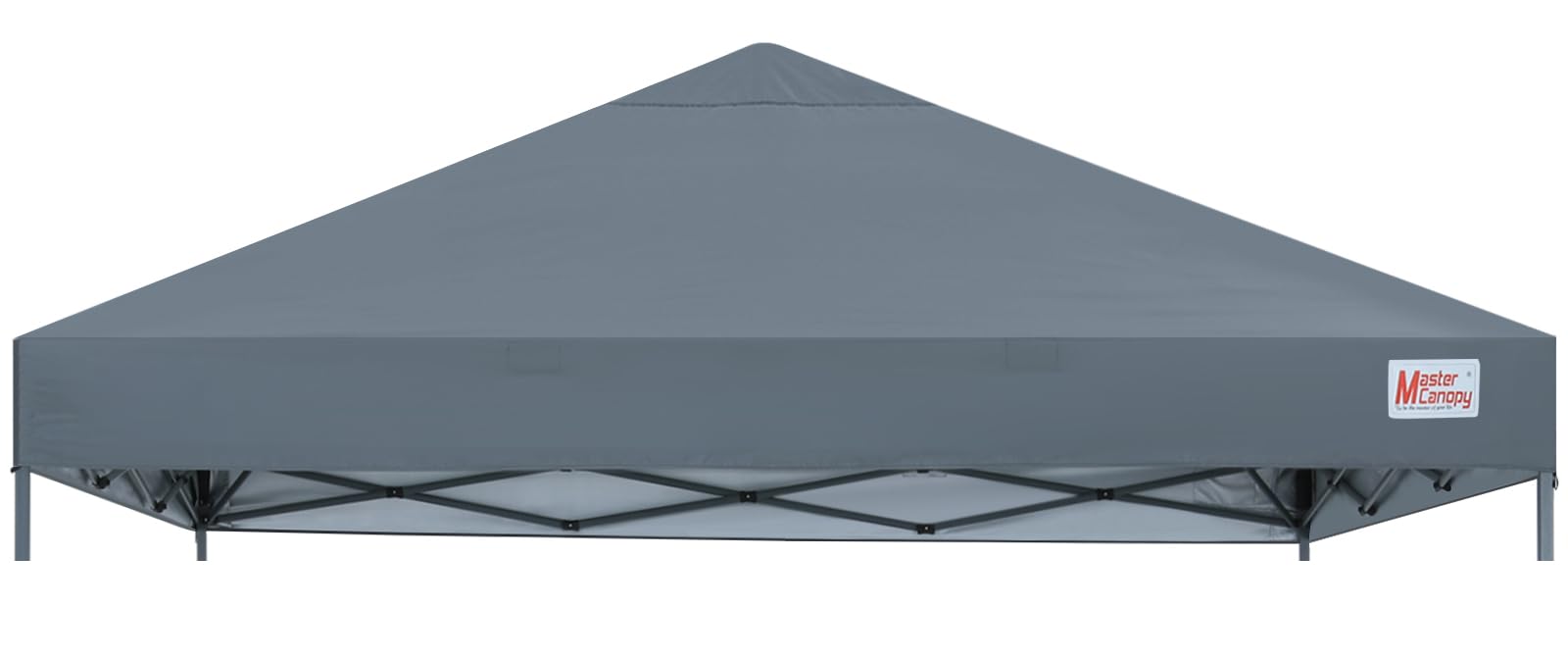 Mastercanopy 10X10 Dark Gray Pop Up Canopy Replacement Top For Durable Pop-Up Straight Leg Canopy