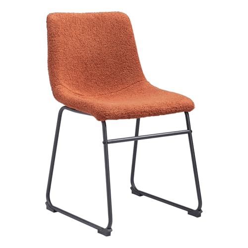 Zuo Smart Dining Chair Burnt Orange