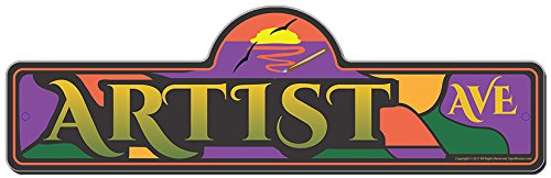 Artist Street Sign | Indoor/Outdoor | Funny Home D  Cor For Garages, Living Rooms, Bedroom, Offices | Signmission Personalized G