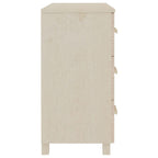 vidaXL Sideboard Honey Brown 35.4"x15.7"x31.5" Solid Pinewood