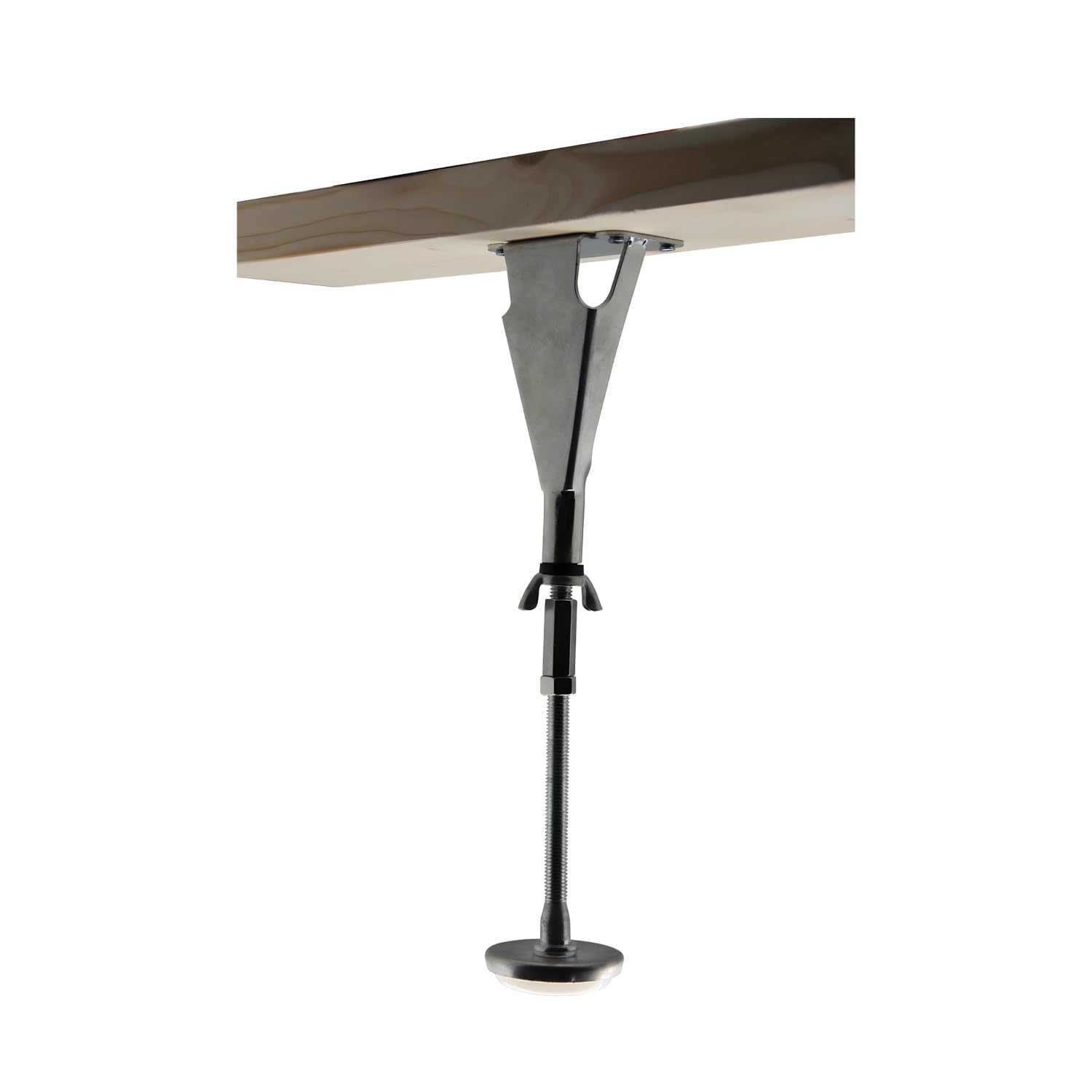 Kings Brand Furniture Adjustable Height Center Support Leg - Bed Frame Feet for Center Support Legs - Replacement Metal Bed Slat