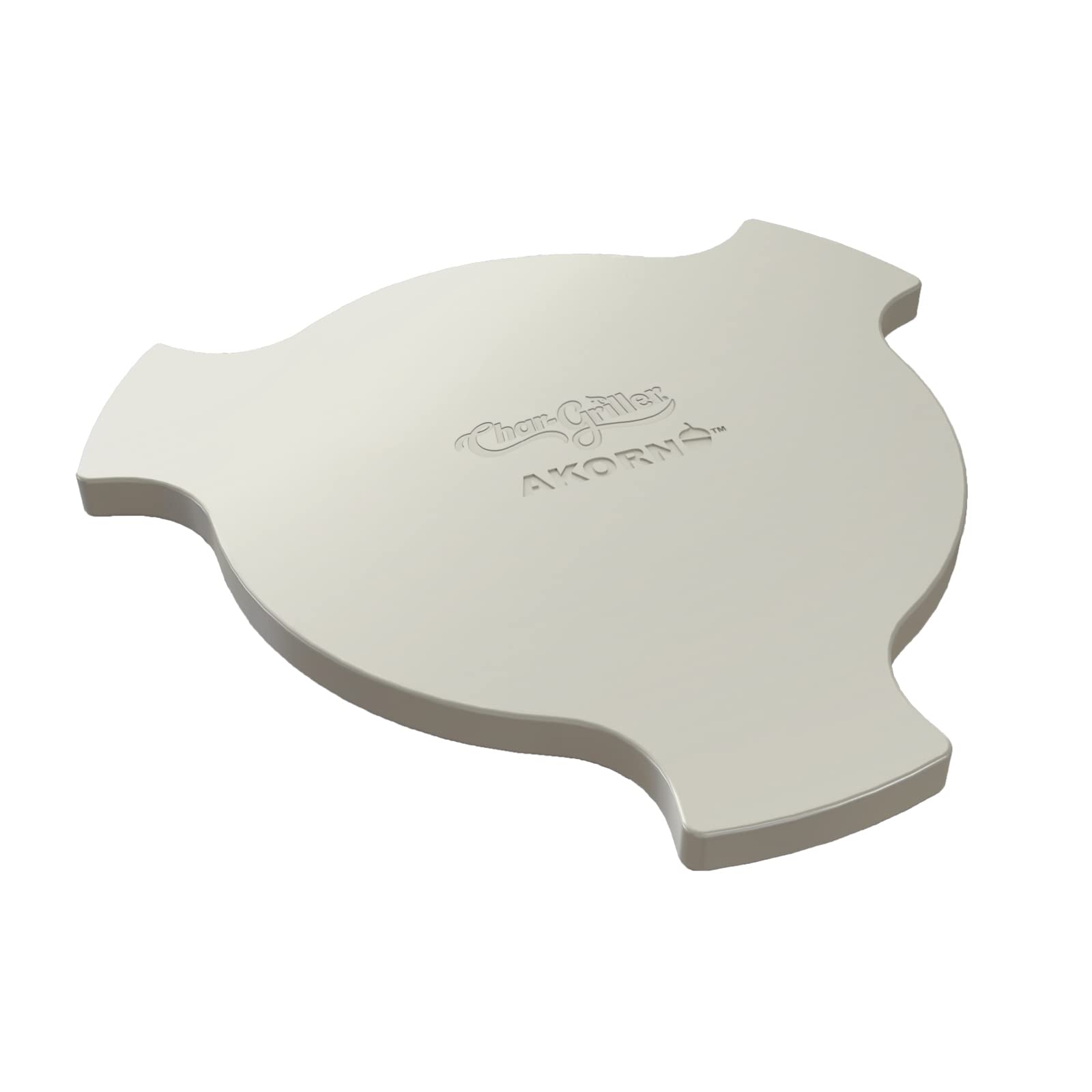 Char-Griller Akorn Jr Charcoal Grill And Smoker Ceramic Smokin' Stone Accessory For Low-And-Slow Indirect Bbq Smoking Methods In