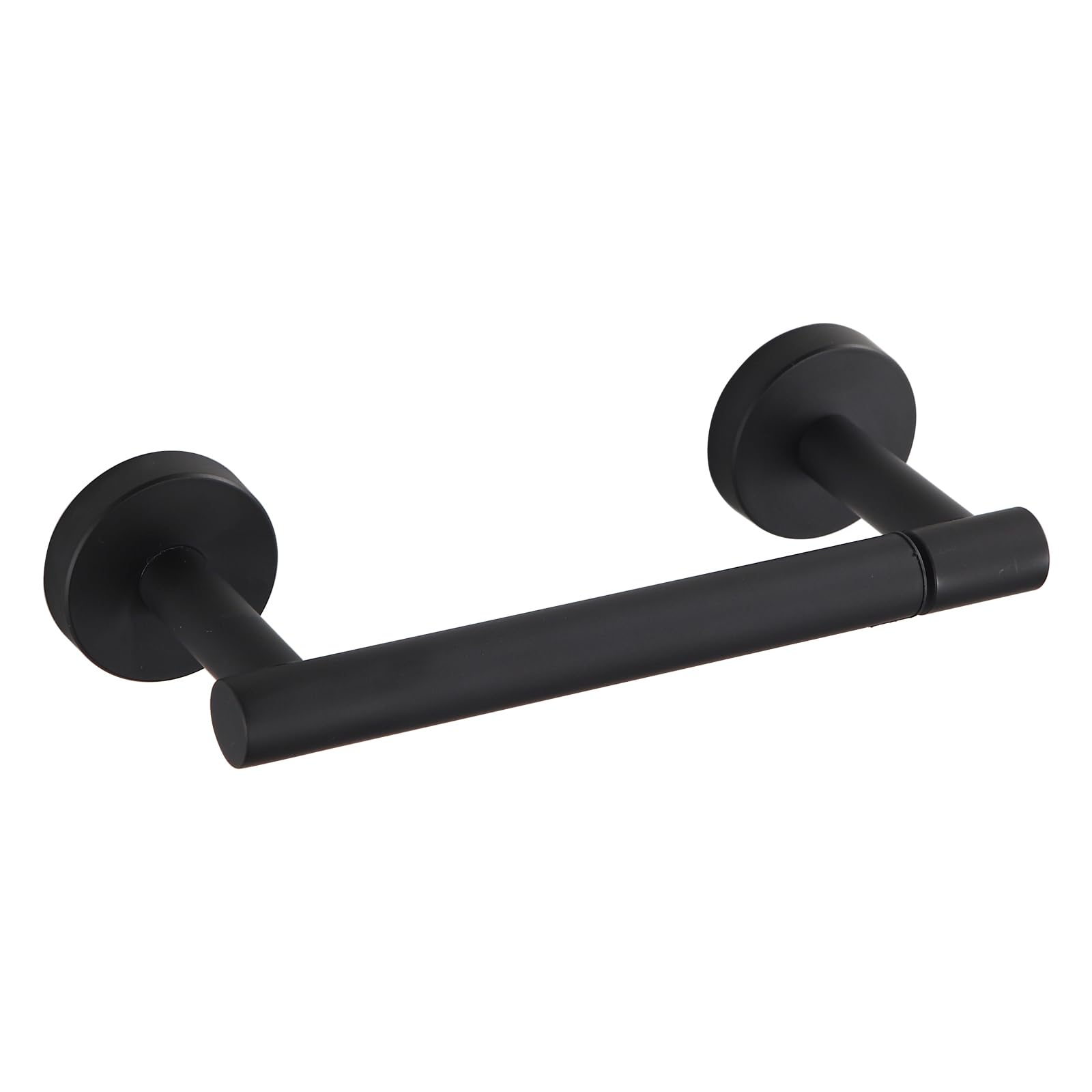 BGL Toilet Paper Holder Black Wall Mount, Bathroom Toilet Paper Holder Matte Black SUS 304 Stainless Steel, Double Post Pivoting