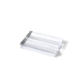 Uniqooo 3' Clear Acrylic Stand |60 Pack 3Mm Slot Wedding Sign Holders, Perfect For Wedding, Table Number, Exhibition, Office, R