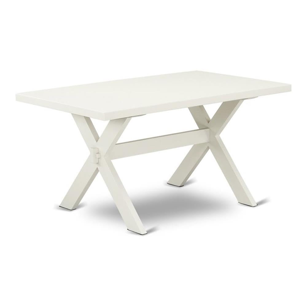 East West Furniture Xt026 X-Style Modern Dining Table - A Rectangle Kitchen Table Top With Stylish Legs, 36X60 Inch, Multi-Color