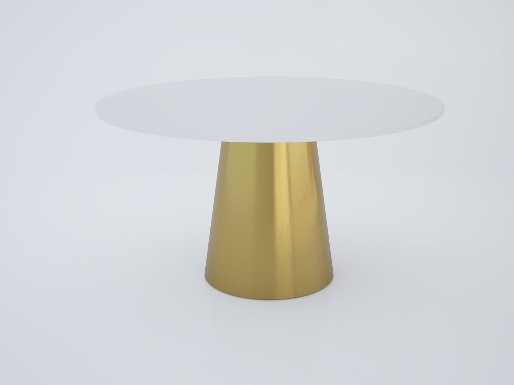Neos Modern Furniture T0837WH Dining Table, Pure White