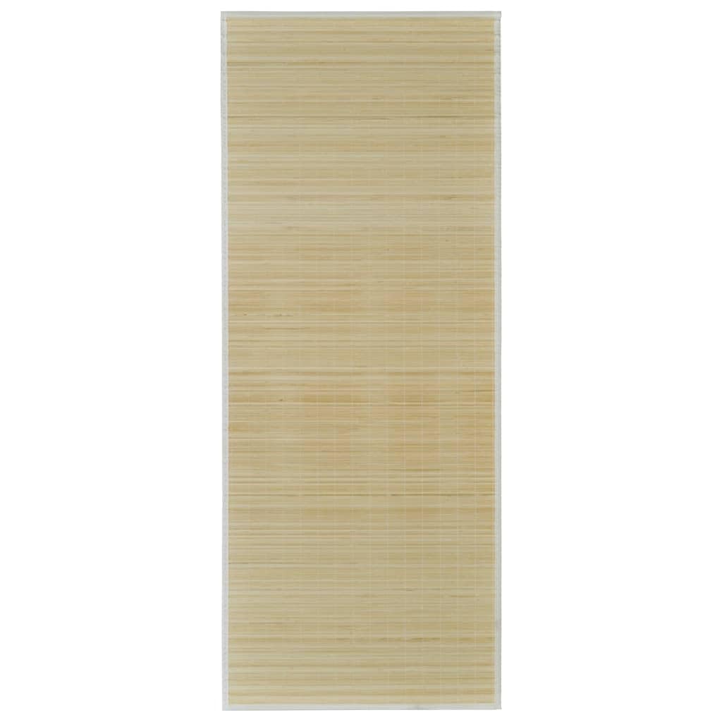 vidaXL Rug Bamboo 63&quot;x90.6&quot; Natural