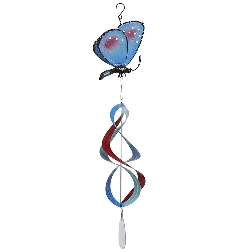 Butterfly Wind Spinners - Blue