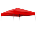 Trademark Innovations 8' X 8' Square Replacement Canopy Gazebo Top In Red (Only Fits Trademark Innovations 10' Slant Leg Canopy