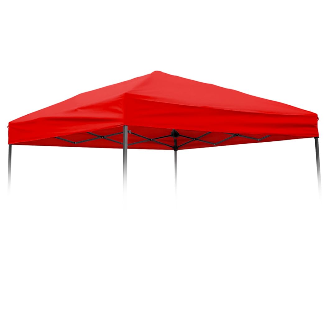Trademark Innovations 8' X 8' Square Replacement Canopy Gazebo Top In Red (Only Fits Trademark Innovations 10' Slant Leg Canopy