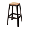 Acme Jacotte Wood Bar Stool in Natural and Black