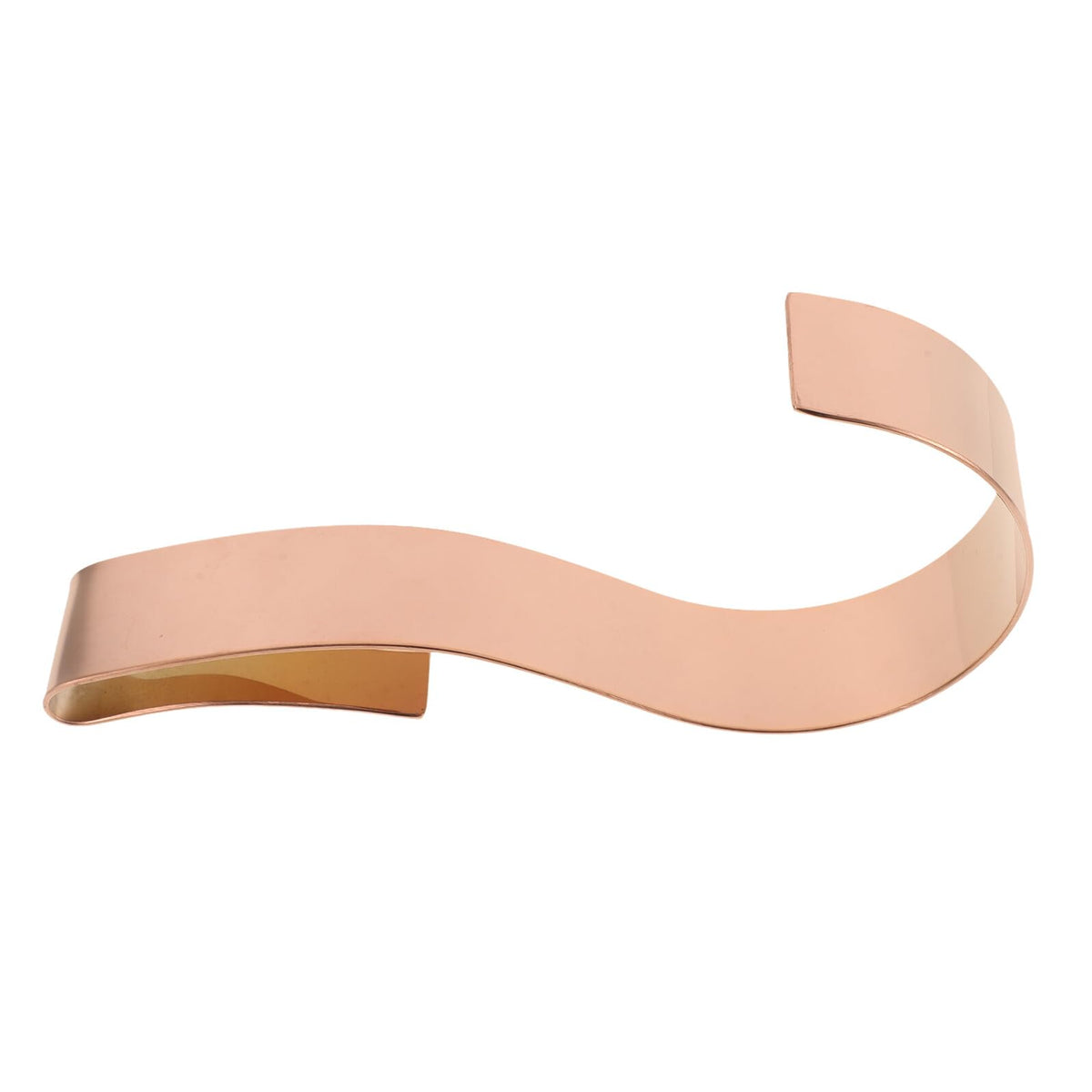 OSOLADY Metal Belt Display Rack Stainless Steel Waistband Organizer Stand Rose Gold for Shop and Home Belt Storage Holder Counte