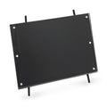 Isaac Jacobs 5x7 Black Magnetic Acrylic Metal Easel Frame (5x7 Horizontal) (Black)
