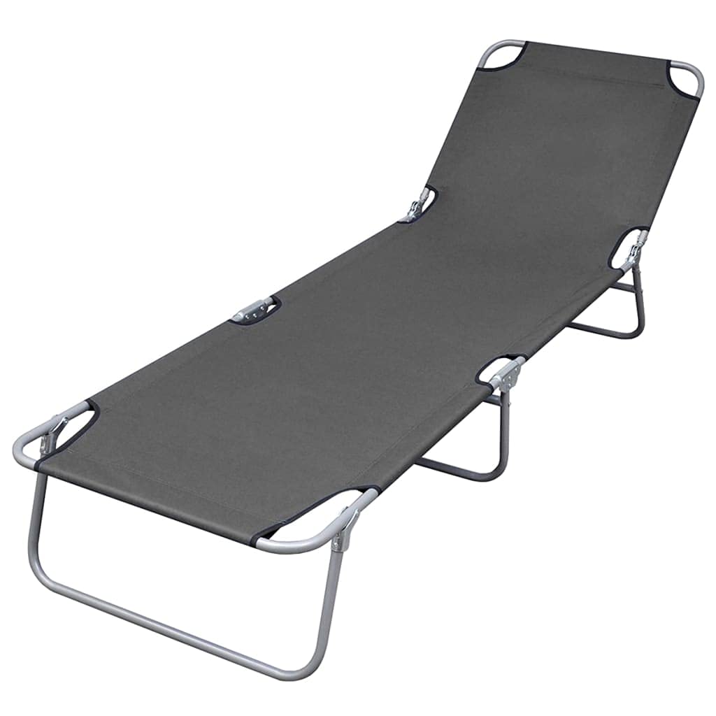 vidaXL Sunlounger with Table - Thumbnail 2