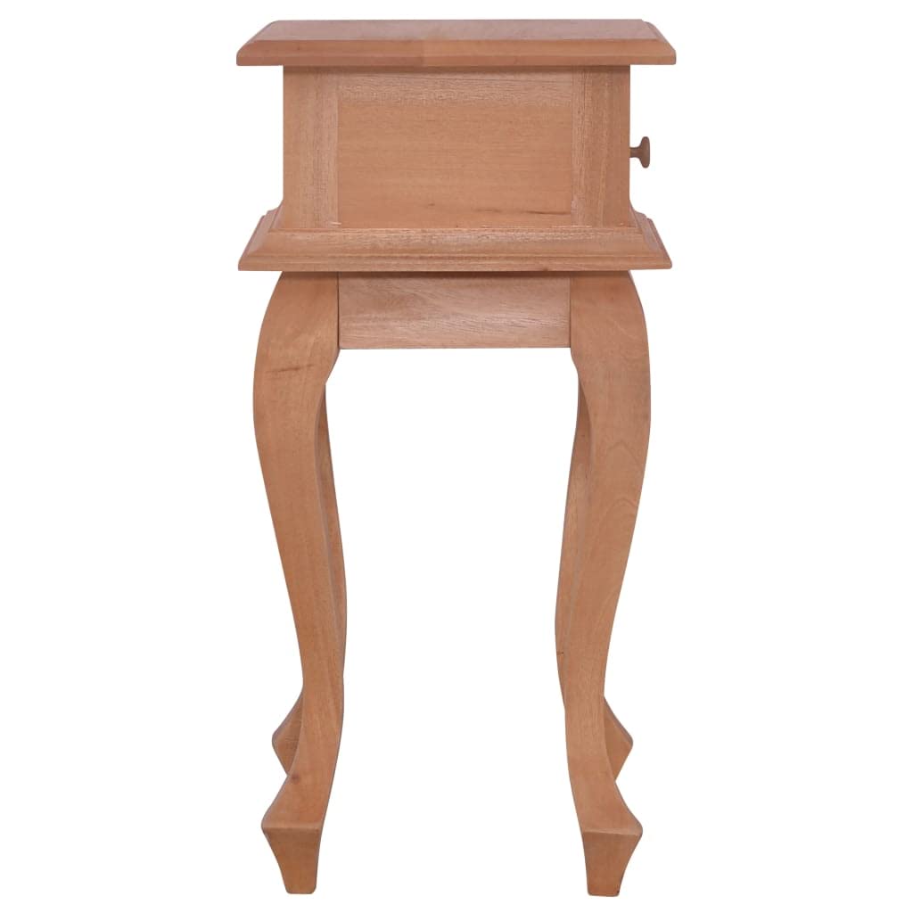 Bedside Table 13.8&quot;x11.8&quot;x23.6&quot; Solid Mahogany Wood