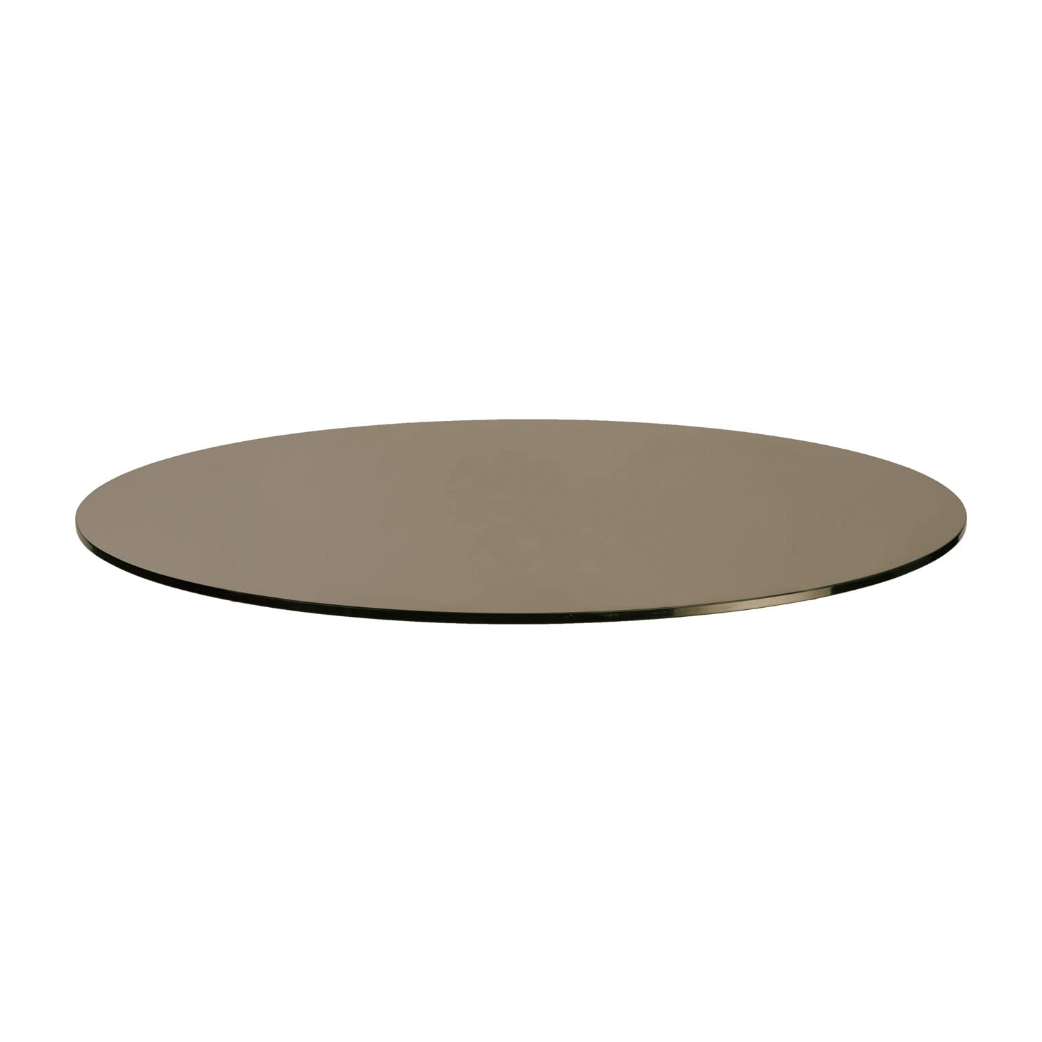 Spancraft Round Bronze Tempered Glass 1/2 Thick Table Top (30)