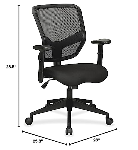 Lorell LLR84565 Executive Mesh Mid-Back Chair