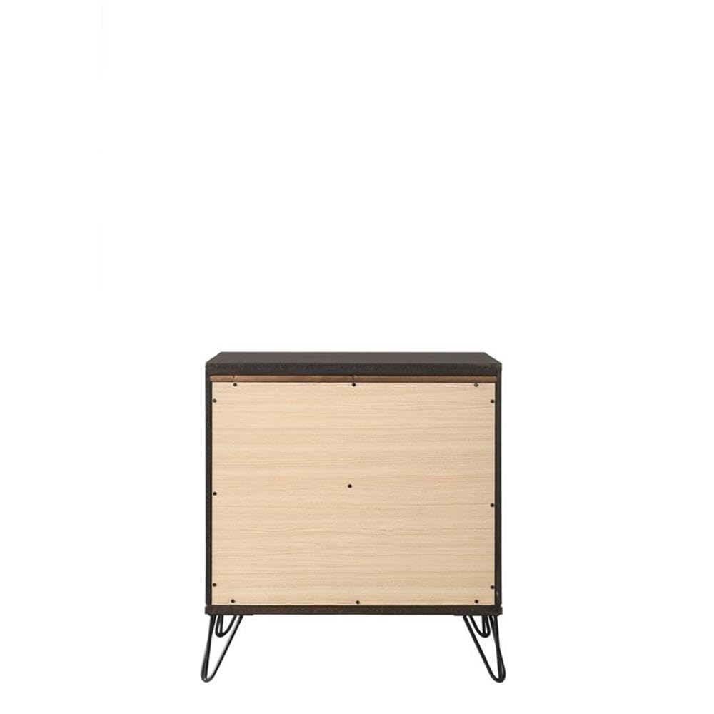 Acme Tablita 2-Drawer Wooden Nightstand In Dark Merlot