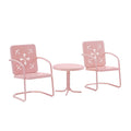 Azalea 3-Piece Retro Outdoor Chair Set