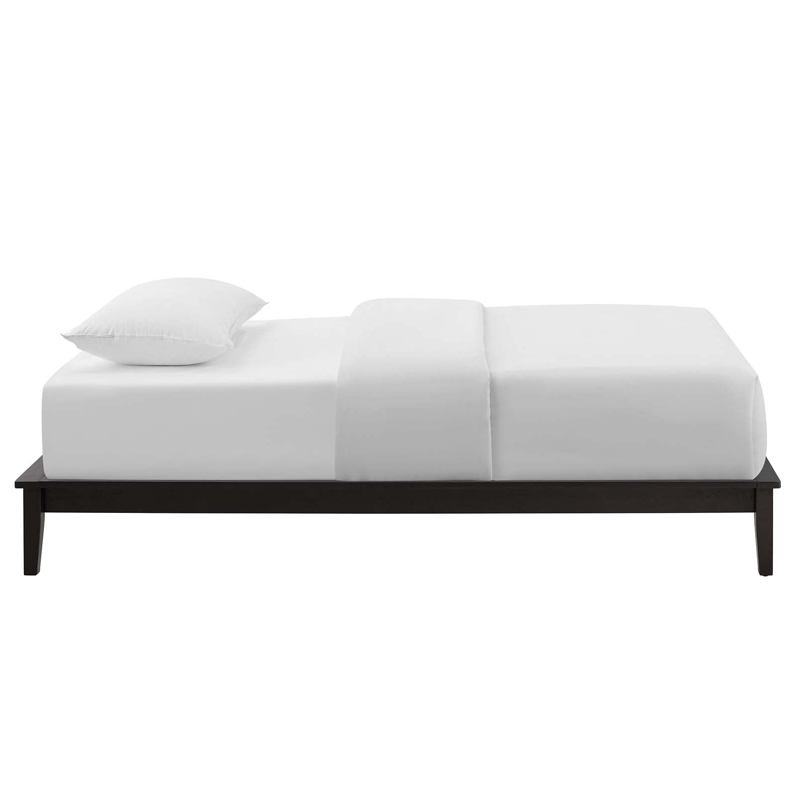 Modway Lodge Wood Platform Twin Bed Frame In Cappuccino