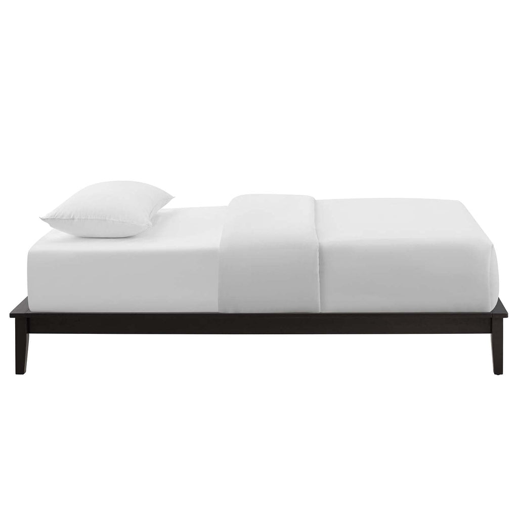 Modway Lodge Wood Platform Twin Bed Frame In Cappuccino