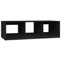 Vidaxl Coffee Table Black 43.3"X19.7"X13.4" Solid Pinewood