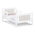 Olive & Opie Connelly Toddler Bed White & Rockport Gray
