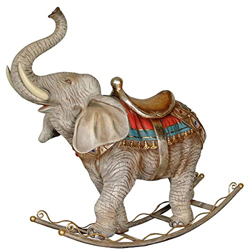 AFD Home Rocking Elephant T-OF2301 Wood 49.50 x 20.50 x 45.26