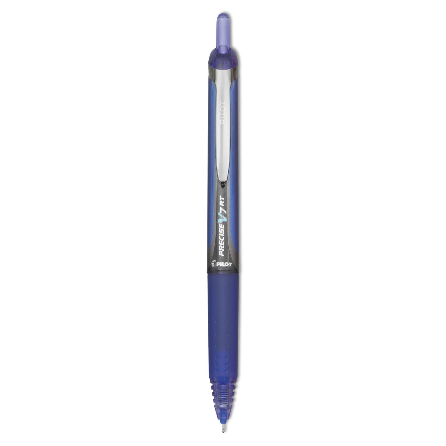 Rollerball Pen,Retract.,Fine Point,Blue Barrel/Ink/12Ea