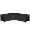 Wleafj Patio L-Shaped Sectional Sofa Cover Waterproof, Heavy Duty Outdoor Sectional Couch Cover, Lawn Patio Furniture Cover With Air Vent, Left Facing, 83' L/104 L X 32' D X 31' H
