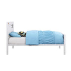 Acme Cargo Twin Panel Kids Bed in White