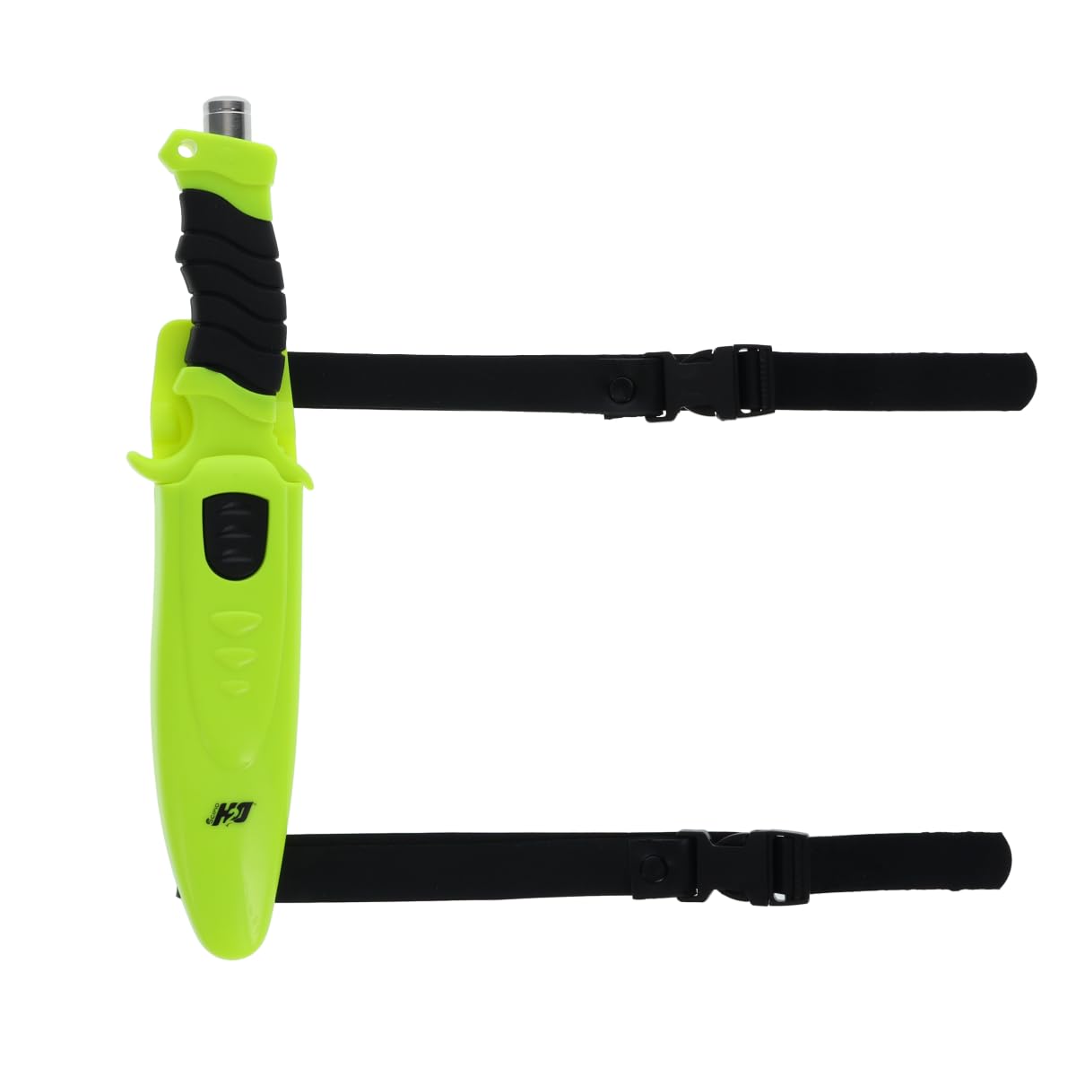 Scipio Dive Knife SHDA06 - Stainless Steel Blade Diving Knife for Fishing Scuba Diving - Neon Yellow with Sheath and Leg Strap