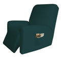 Easy-Going 4 Pieces Microfiber Stretch Recliner Slipcover – Spandex Soft Fitted Sofa Couch Cover, Washable Furniture Protector With Elastic Bottom For Kids, Pet(Recliner, Deep Teal)
