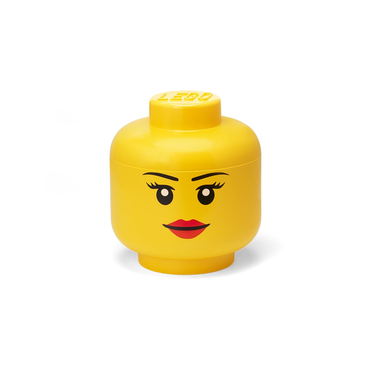Room Copenhagen, Lego Storage Heads Stackable Storage Container - Buildable Organizational Bins For Kids Toys And Accessories -