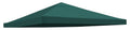Benefitusa Replacement 10'X10'Gazebo Canopy Top Patio Pavilion Cover Sunshade Plyester Single Tier-Green