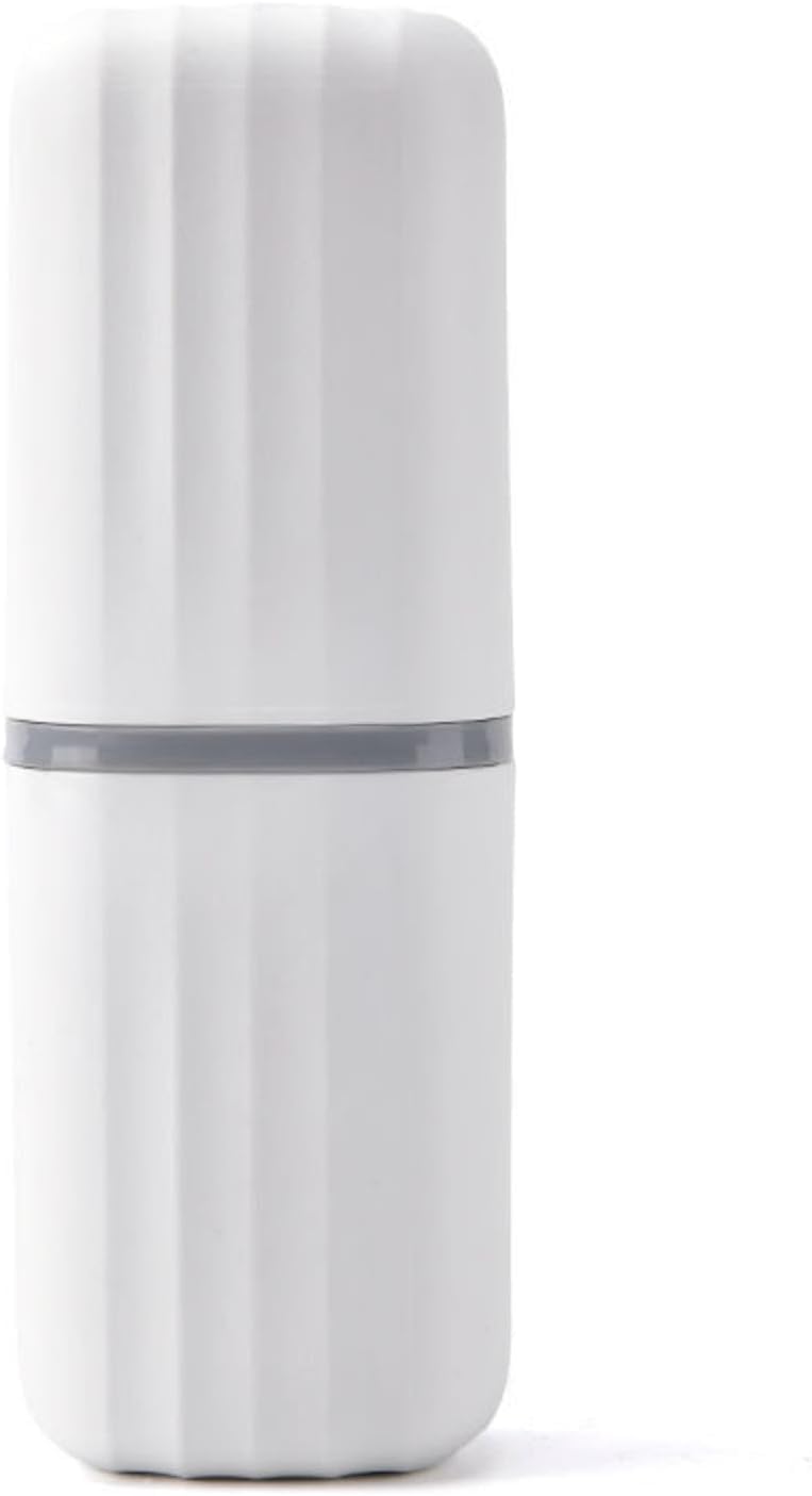 Travel Toothbrush Cup Case, Portable Toothbrush Holder Case for Traveling, Camping, Business Trip and School, Plastic Toothbrush