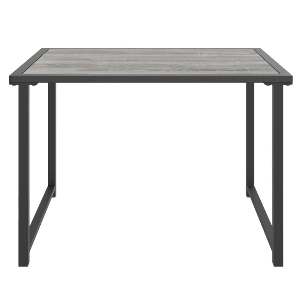 vidaXL Anthracite Patio Table with Sturdy Steel Construction - Flexible and Portable Outdoor Furniture for Gardens, Decks and Poolside Areas