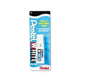 Wholesale Case Of 25 - Pentel Felt Tip White Markers-Felt Tip Marker, Broad Point, White