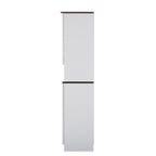 Baxton Studio Dr 883300-White/Wenge Cabinet, White/Dark Brown