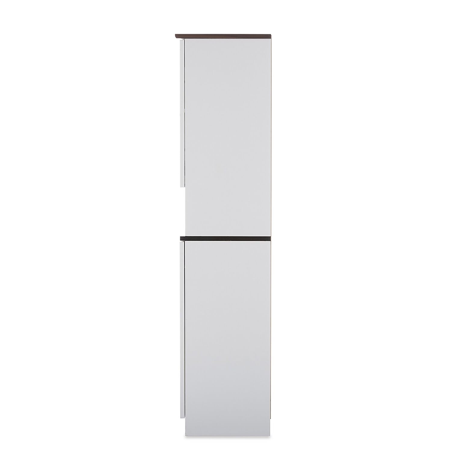 Baxton Studio Dr 883300-White/Wenge Cabinet, White/Dark Brown