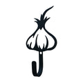 Village Wrought Iron Garlic Bulb Wall Hook Small