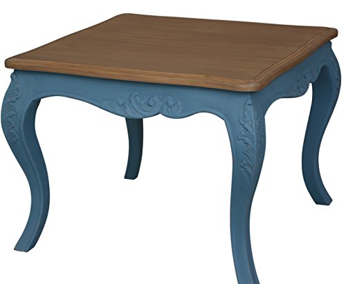 International Caravan End Table In Antique Blue Finish